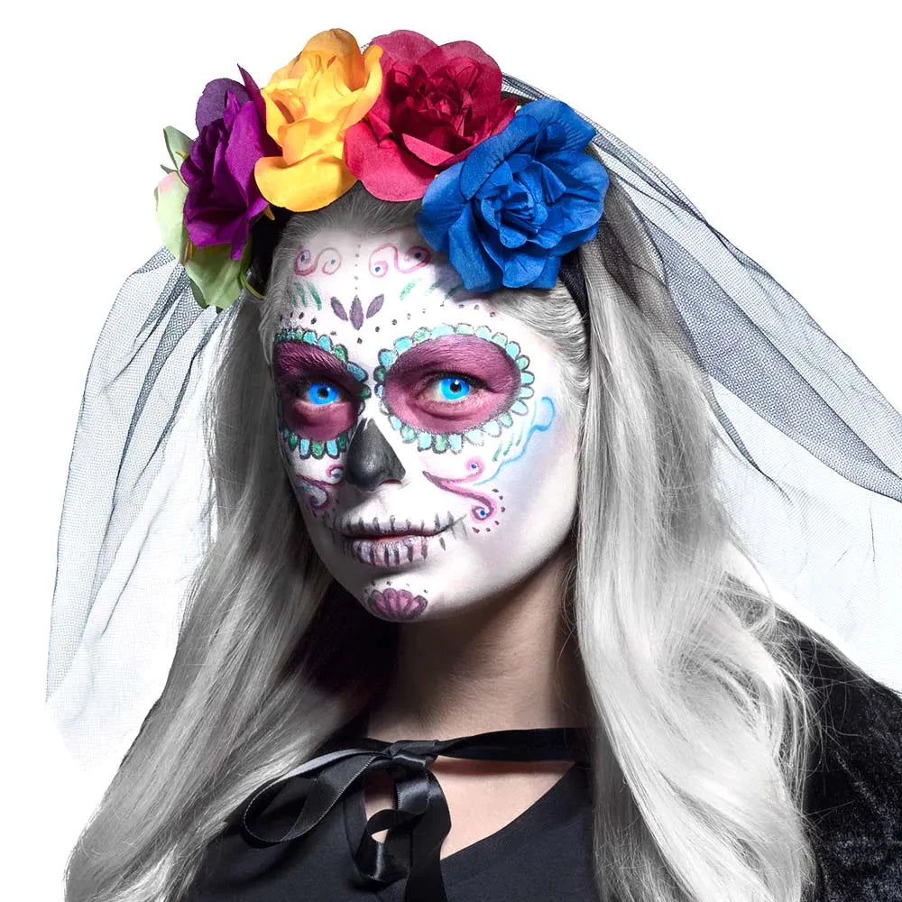 Monatskontaktlinsen in leuchtendem Blau mit UV-Schutz für 30 Tage Tragekomfort