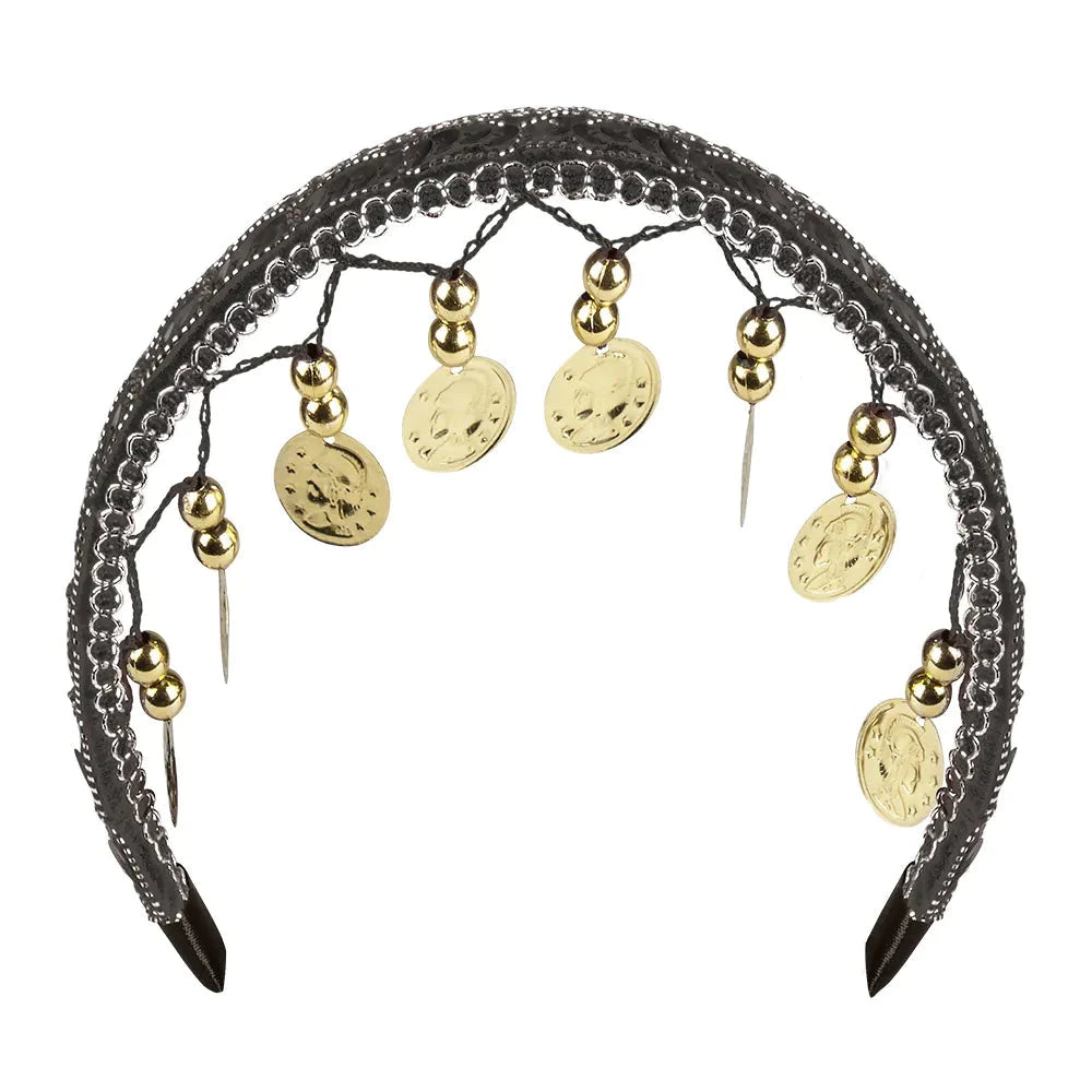 Boland Oriental Tänzerin Kostüm Set – Schwarzer Gürtel & Armbänder - Fasnacht24.ch