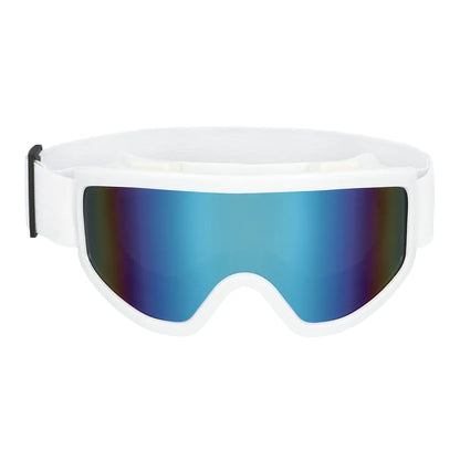 Boland Retro Ski Brille – Weiß, 90er Jahre Style für Erwachsene - Fasnacht24.ch