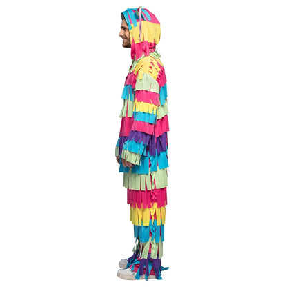 Pinata Kostüm Unisex – Boland Buntes Party Outfit Für Erwachsene - Fasnacht24.ch