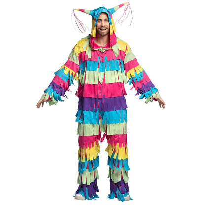 Pinata Kostüm Unisex – Boland Buntes Party Outfit Für Erwachsene - Fasnacht24.ch