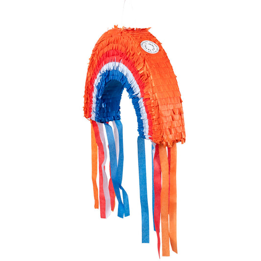 Boland Piñata – Regenbogen Rot Weiß Blau 28x45x7cm Partydeko - Fasnacht24.ch