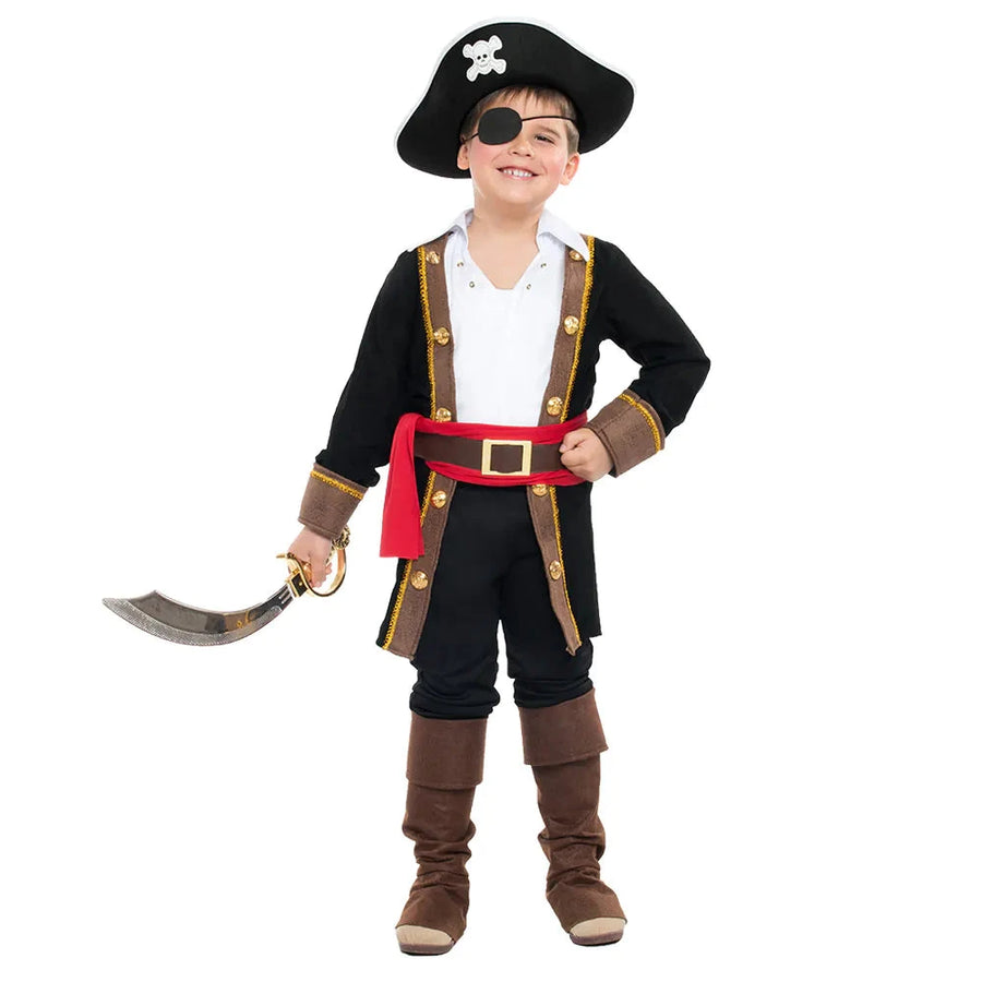 Boland Pirat Bryan Jungenkostüm – Komplettes 7-teiliges Piratenkostüm Set - Fasnacht24.ch