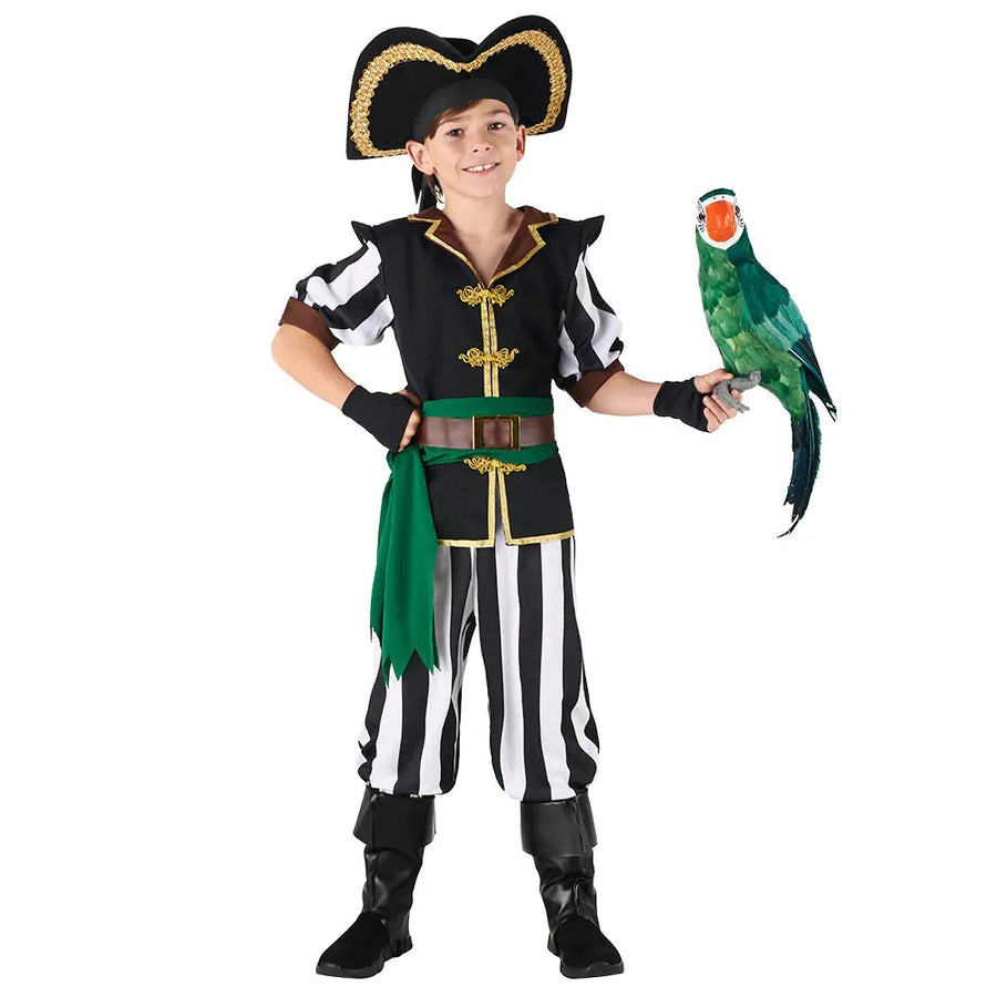 Boland Pirat Henry Kinderkostüm – Jungen Piratenkostüm Set Rot-Schwarz - Fasnacht24.ch