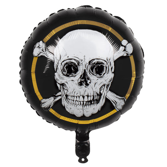 Folienballon Pirat 45cm – Boland Party Deko Selbstsiegelnd - Fasnacht24.ch