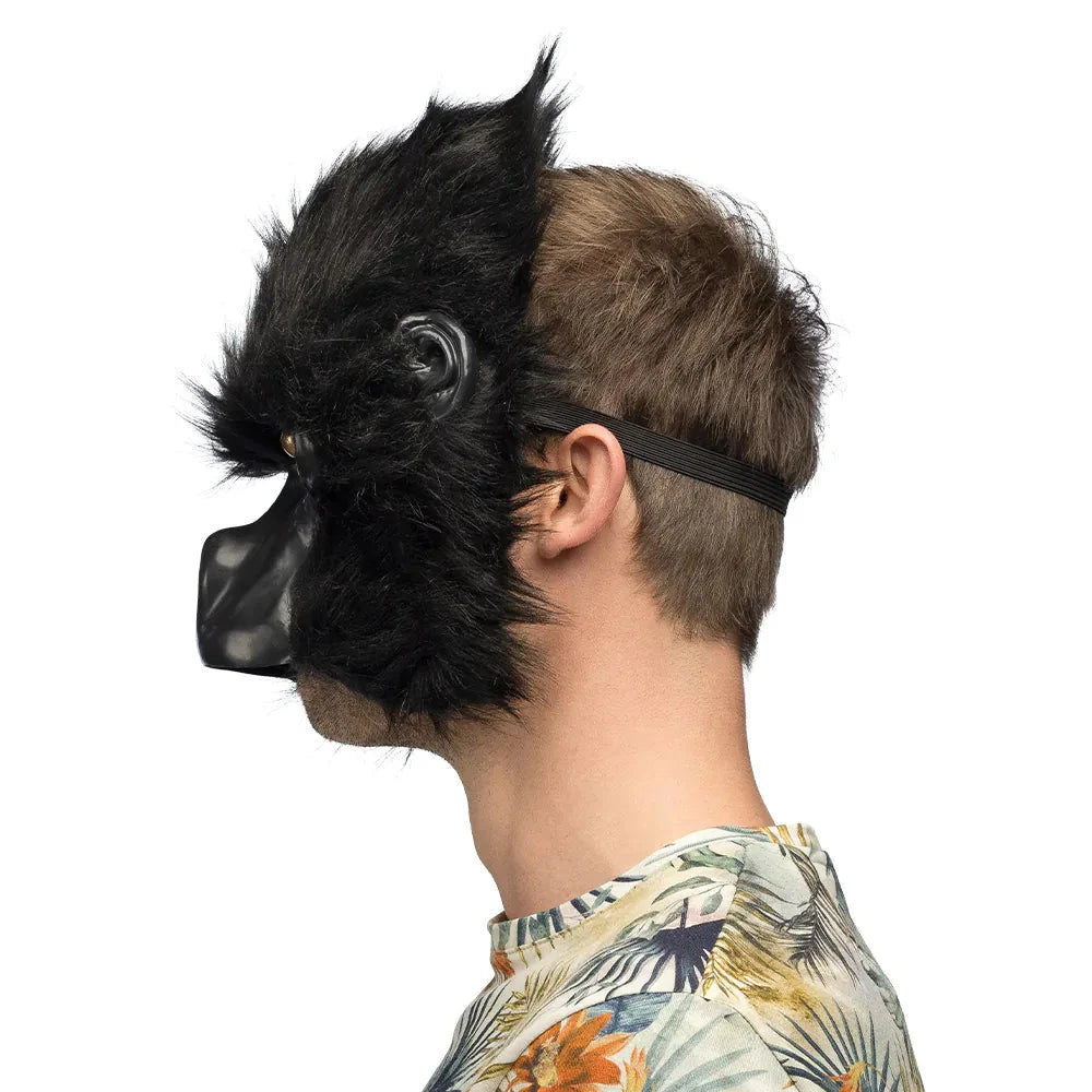 Gorilla Halbmaske – Boland Plüsch Tierkostüm Accessoire Realistisch - Fasnacht24.ch