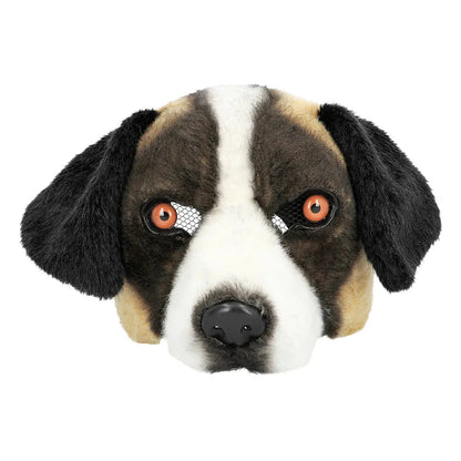 Bernhardiner Plüsch Halbmaske – Boland Hundemaske In Braun & Weich - Fasnacht24.ch
