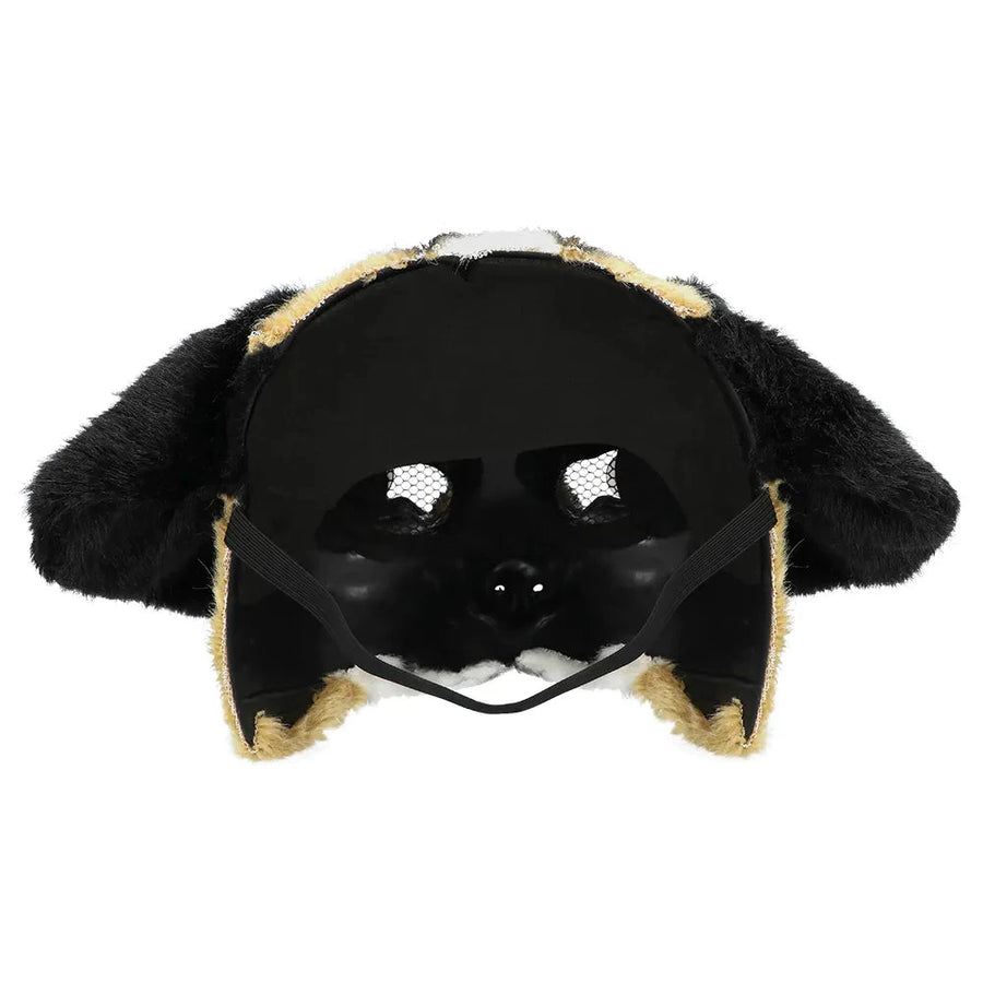 Bernhardiner Plüsch Halbmaske – Boland Hundemaske In Braun & Weich - Fasnacht24.ch