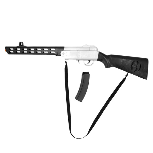 Boland Polizei Einsatz Spielzeug Gewehr in Schwarz mit realistischem Design und 67 cm Länge.