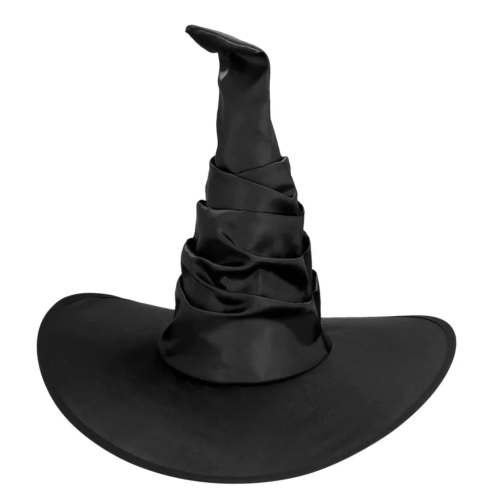 Hexenhut Schwarz Satin – Boland Salina Halloween Kostüm Accessoire - Fasnacht24.ch