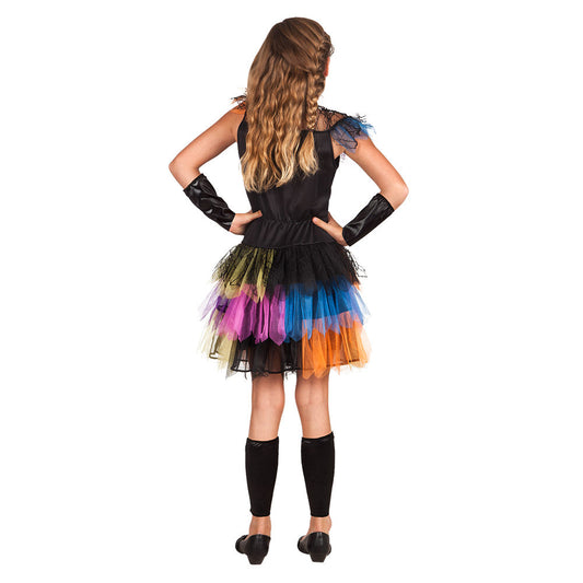 Boland Skelett Prinzessin Halloween Kostüm für Kinder – Buntes Kleid - Fasnacht24.ch