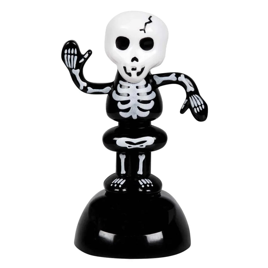 Boland Solar Tanzendes Skelett – LED Halloween Tischdeko 11 cm - Fasnacht24.ch