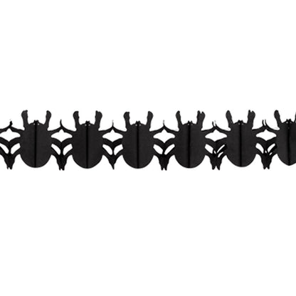 Boland Spider Paper Girlande 4 Meter Halloween Dekoration – Produktansicht
