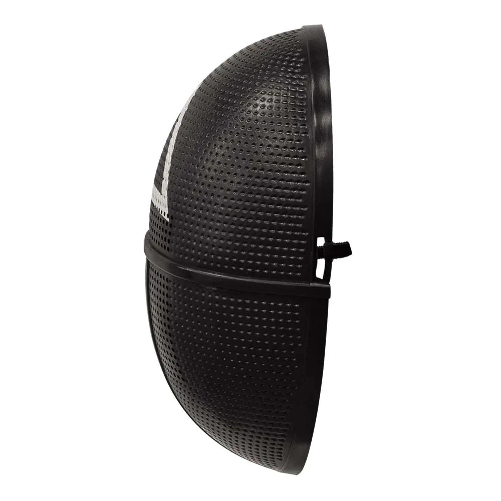 Schwarze Squid Game Maske mit weißem Dreieck, offizielle Lizenz, verstellbares Band