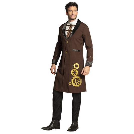 Boland Steampunk Sir Edwin Kostüm – Polyester Jacke, Hose & Krawatte – Produktansicht