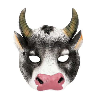 Kuh Halbmaske – Lustige Tiermaske von Boland | Schaumstoff, One-Size - Fasnacht24.ch