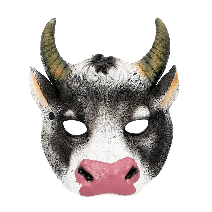 Kuh Halbmaske – Lustige Tiermaske von Boland | Schaumstoff, One-Size - Fasnacht24.ch