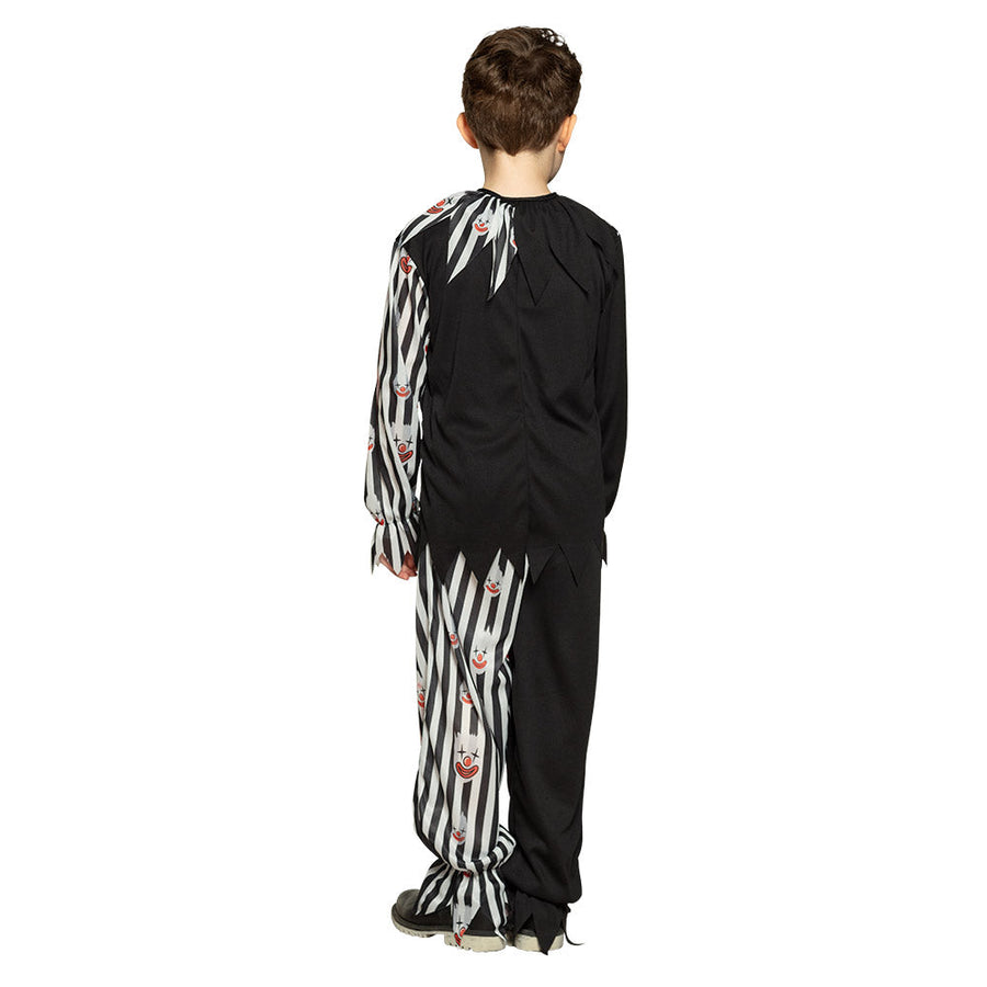 Scary Clown Kostüm Jungen – Boland Trauriger Horror Outfit Polyester - Fasnacht24.ch – Detailansicht