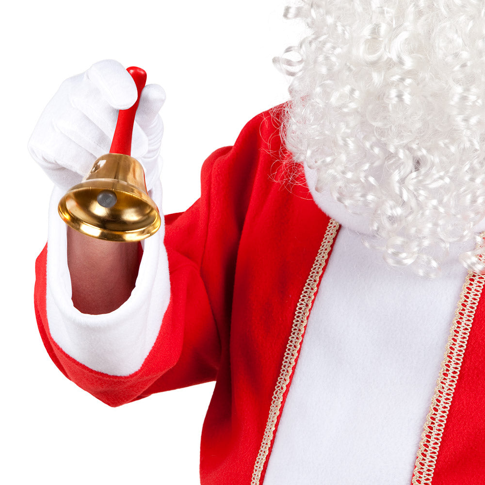 Weihnachtsglocke Goldfarbenes Metall – Boland 8 cm Festliche Dekoration – Detailansicht
