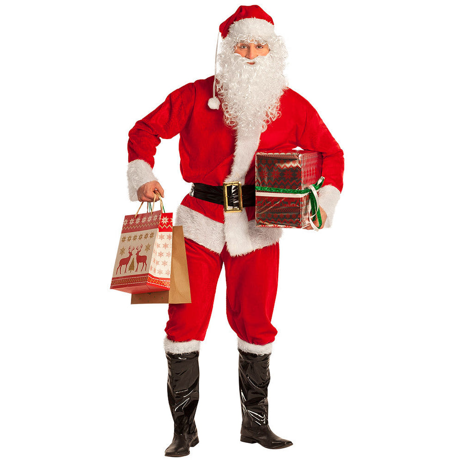 Weihnachtsmann Kostüm Deluxe – Boland Komplettset mit Mütze & Bart - Fasnacht24.ch