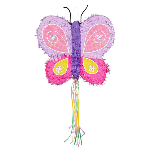 Boland Schmetterling Piñata mit buntem Design, 43x48cm, für kinderfreundliche Spiele.