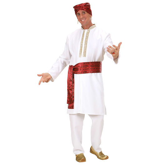 "BOLLYWOOD STAR" (Tunika, Hose, Gürtel, Turban) – Vorderansicht