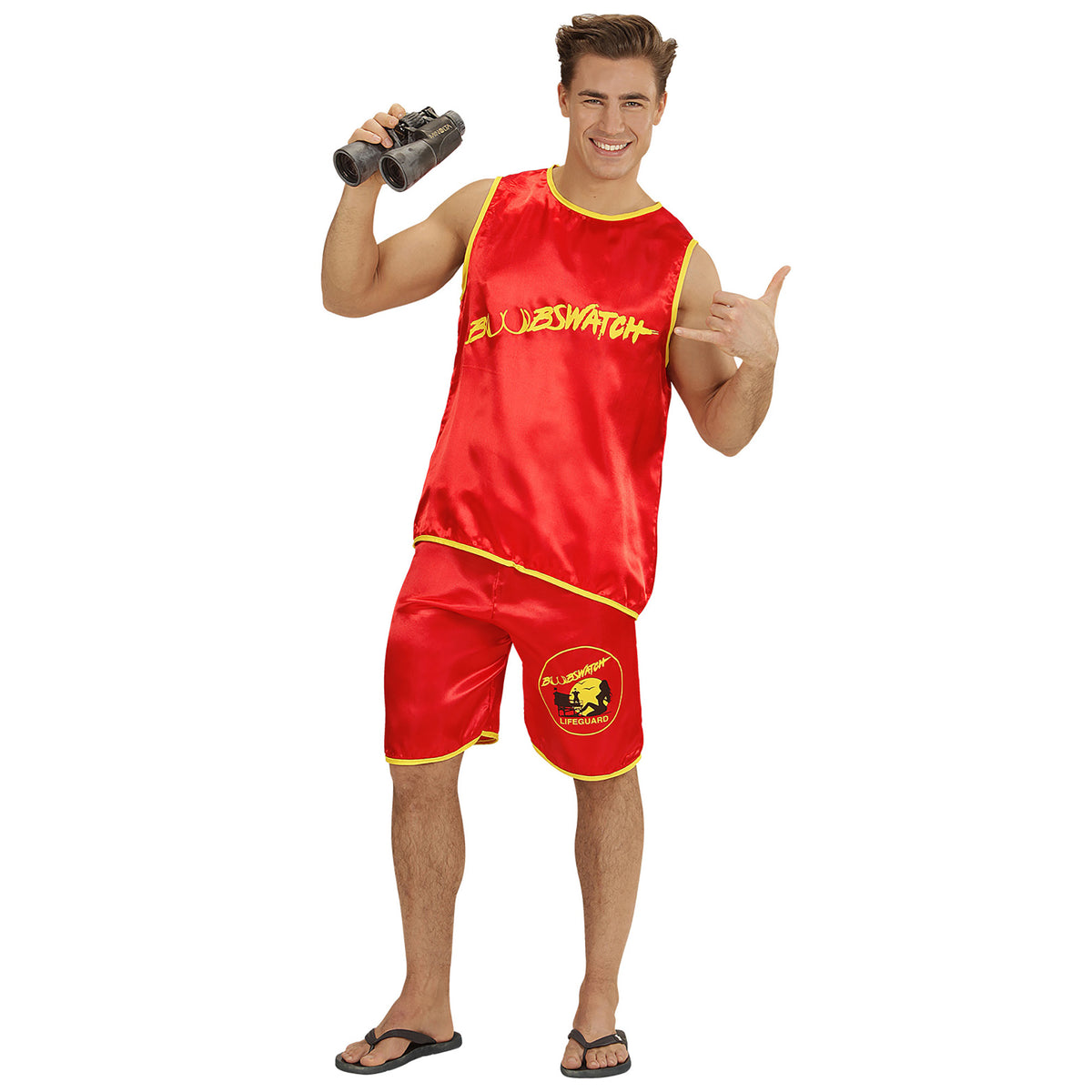 "BOOBS WATCH" (Tanktop, Shorts) – Vorderansicht