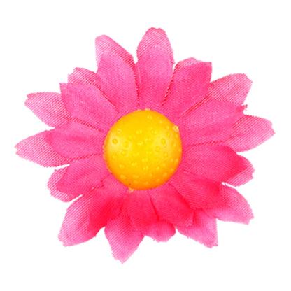 "BOX MIT 20 DEKOBLUMEN - PINK" zur Dekoration von Tischen, Hüten, Kostümen, Basteln usw – Detailansicht