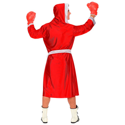 "BOXER" rot (Kapuzenumhang, Gürtel, Shorts) – Ansicht 4