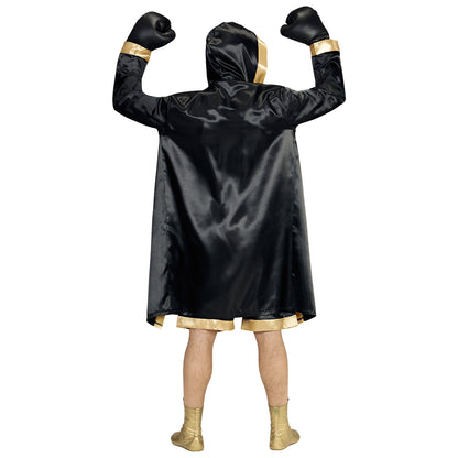 "BOXER WORLD CHAMPION" (Boxermantel mit Kapuze, Shorts, Gürtel, Boxhandschuhe) – Ansicht 4