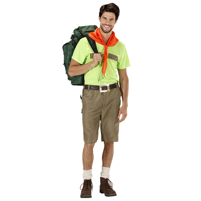 "BOY SCOUT" (Hemd, Shorts, Gürtel, Halstuch) – Vorderansicht
