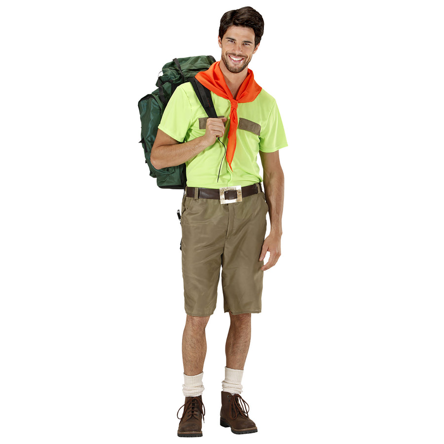 "BOY SCOUT" (Hemd, Shorts, Gürtel, Halstuch) – Vorderansicht