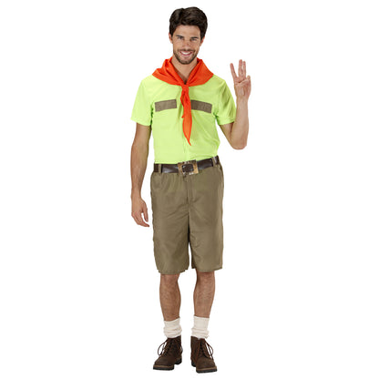 "BOY SCOUT" (Hemd, Shorts, Gürtel, Halstuch) – Detailansicht