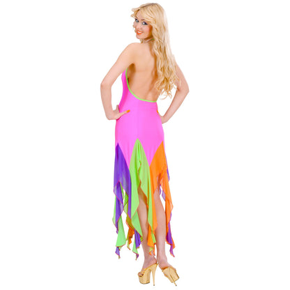 "BRASILEIRA" aus Elasthan (neonpinkes Kleid) – Ansicht 3