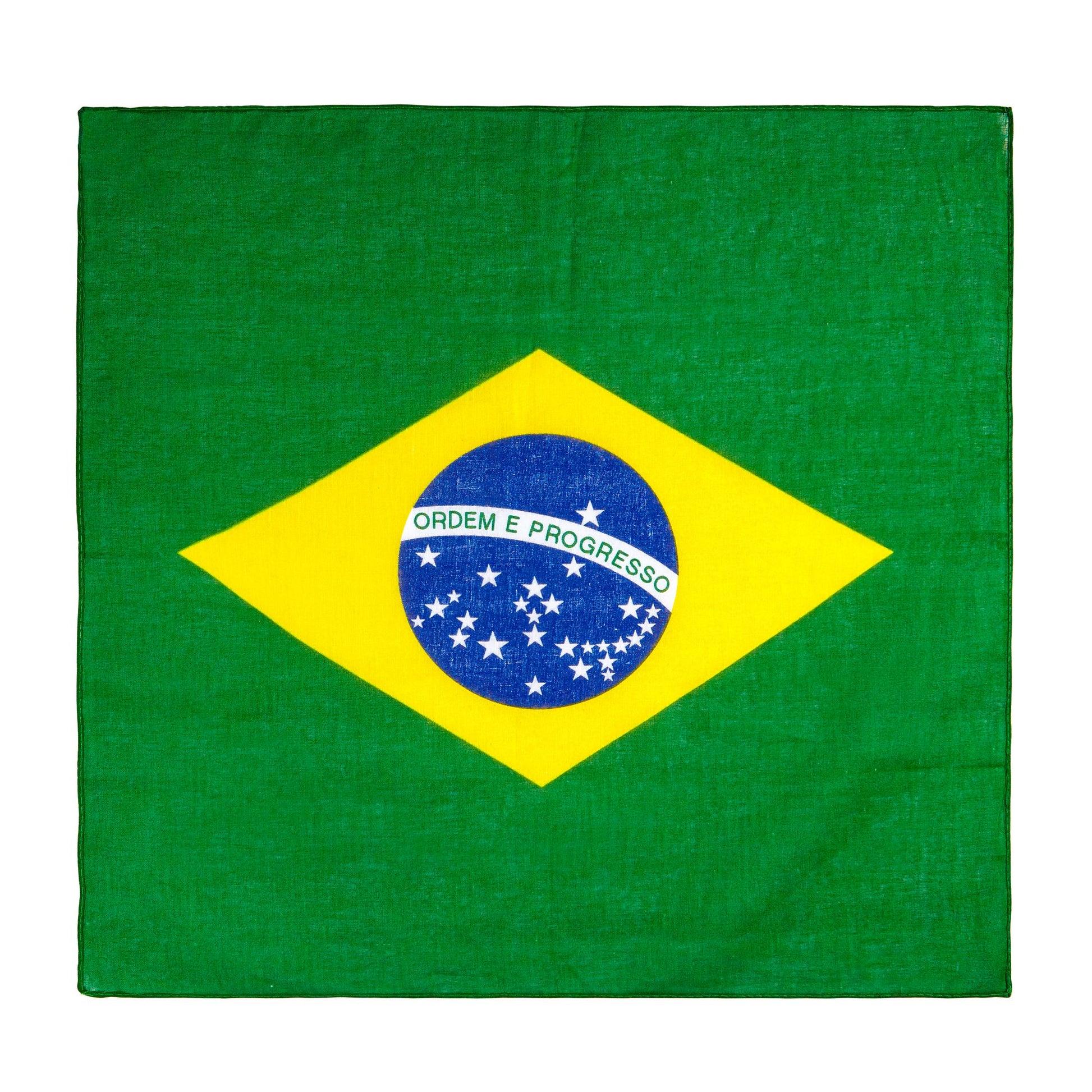 "BRASILIEN BANDANA" 55x55 cm - 100% Baumwolle – Detailansicht