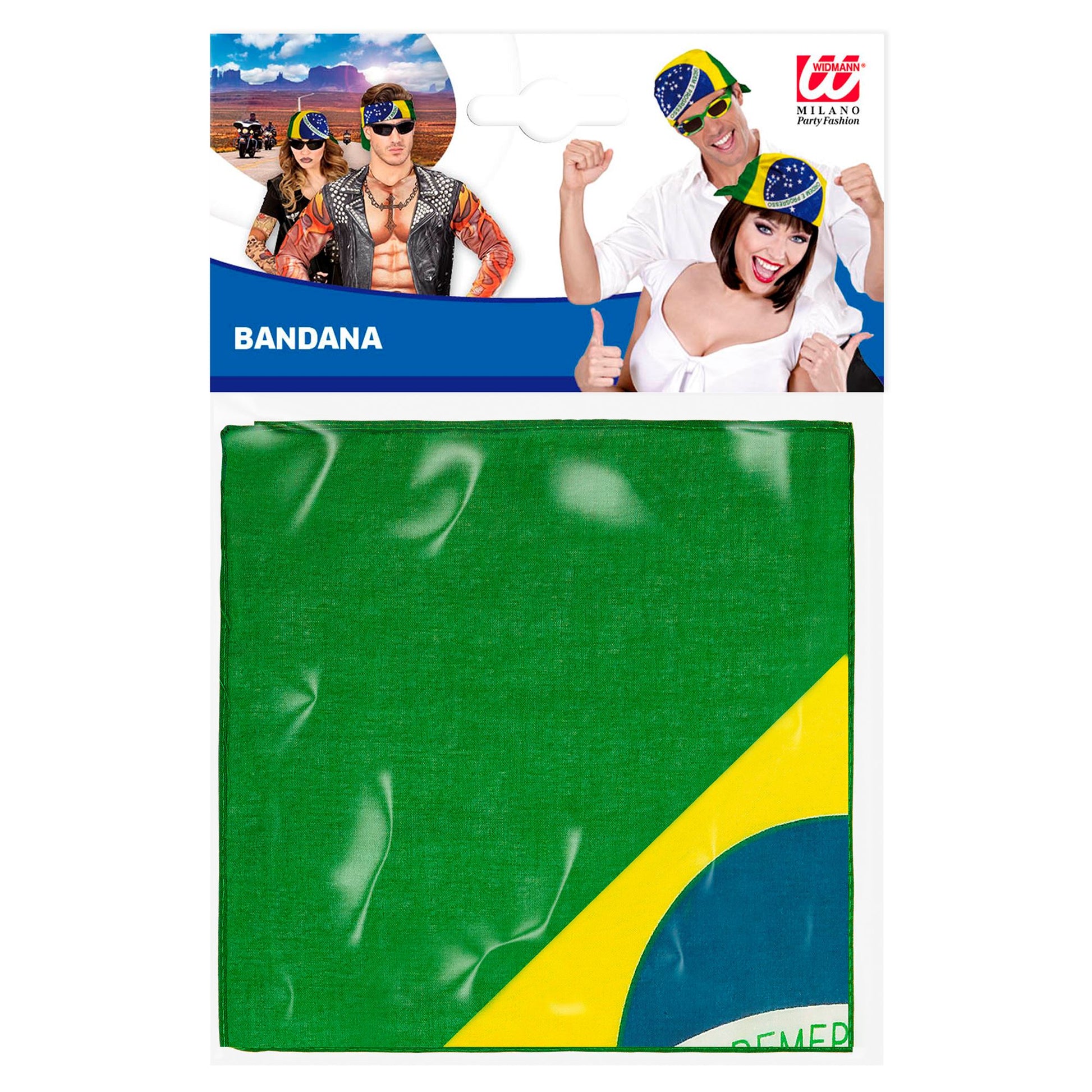 "BRASILIEN BANDANA" 55x55 cm - 100% Baumwolle – Ansicht 3