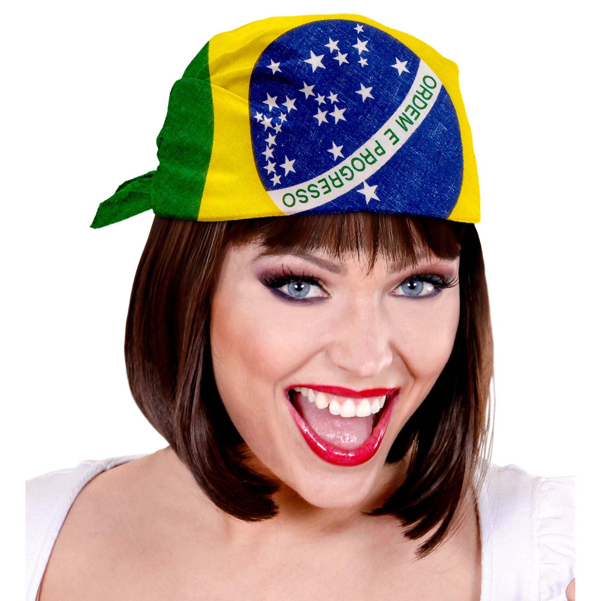"BRASILIEN BANDANA" 55x55 cm - 100% Baumwolle – Ansicht 4