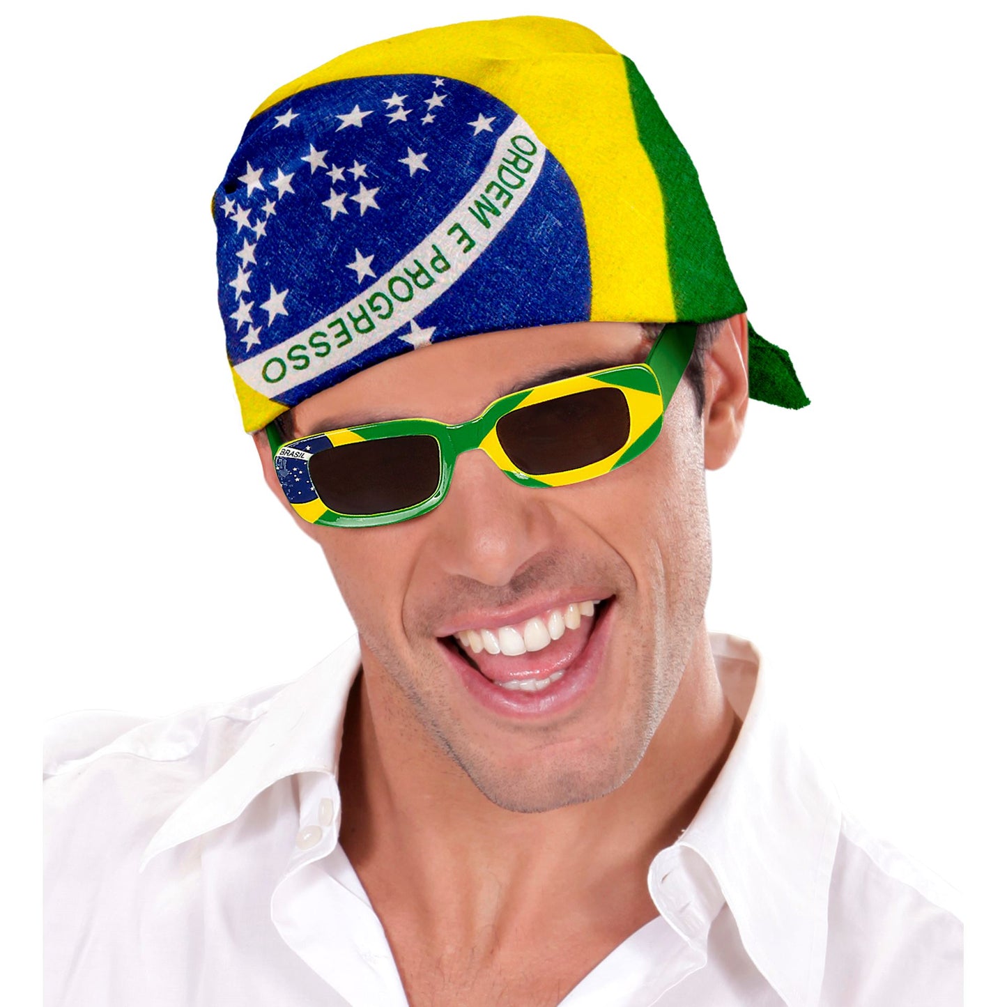 "BRASILIEN BANDANA" 55x55 cm - 100% Baumwolle – Ansicht 5
