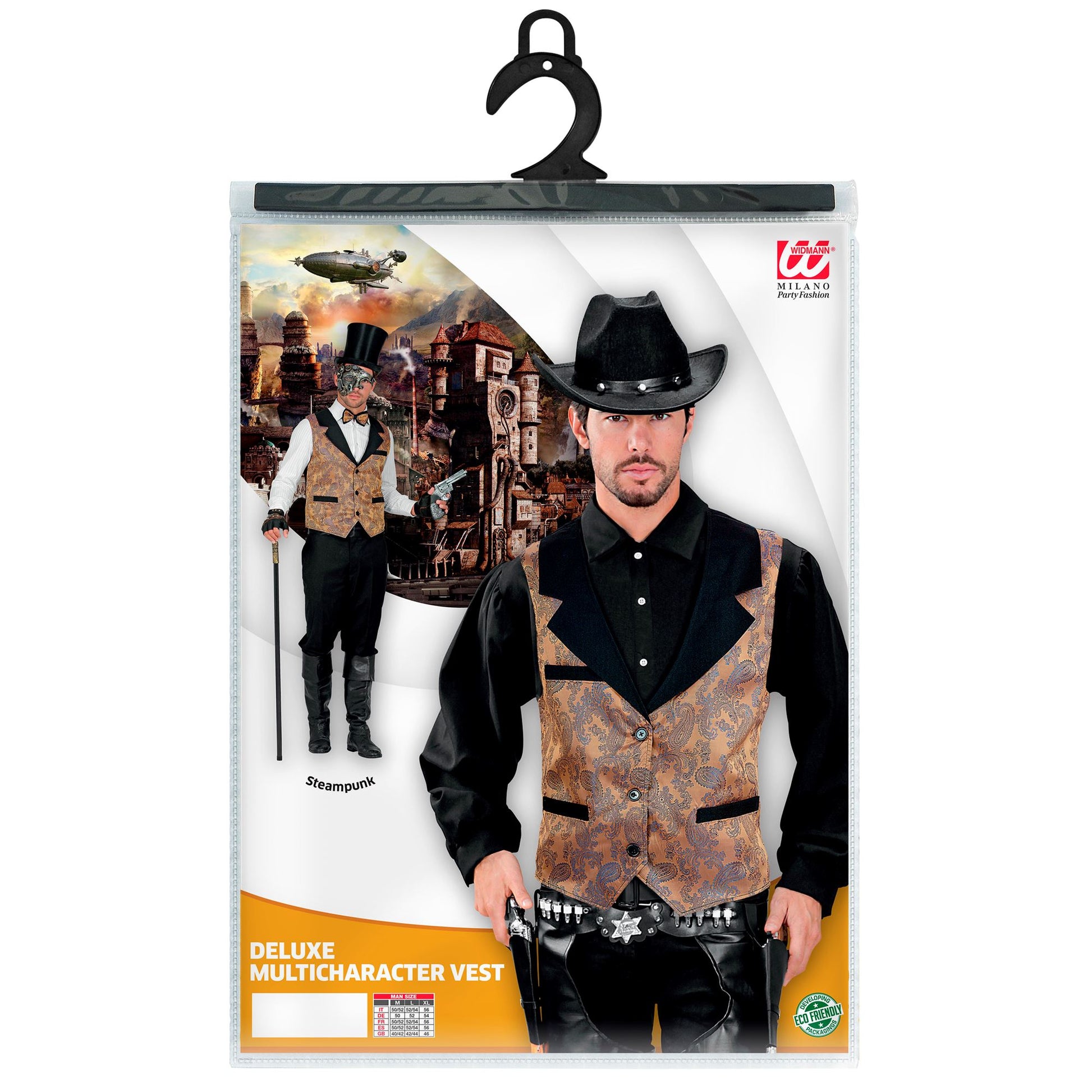 "BRAUNE JACQUARD RETRO WESTE" – Ansicht 5