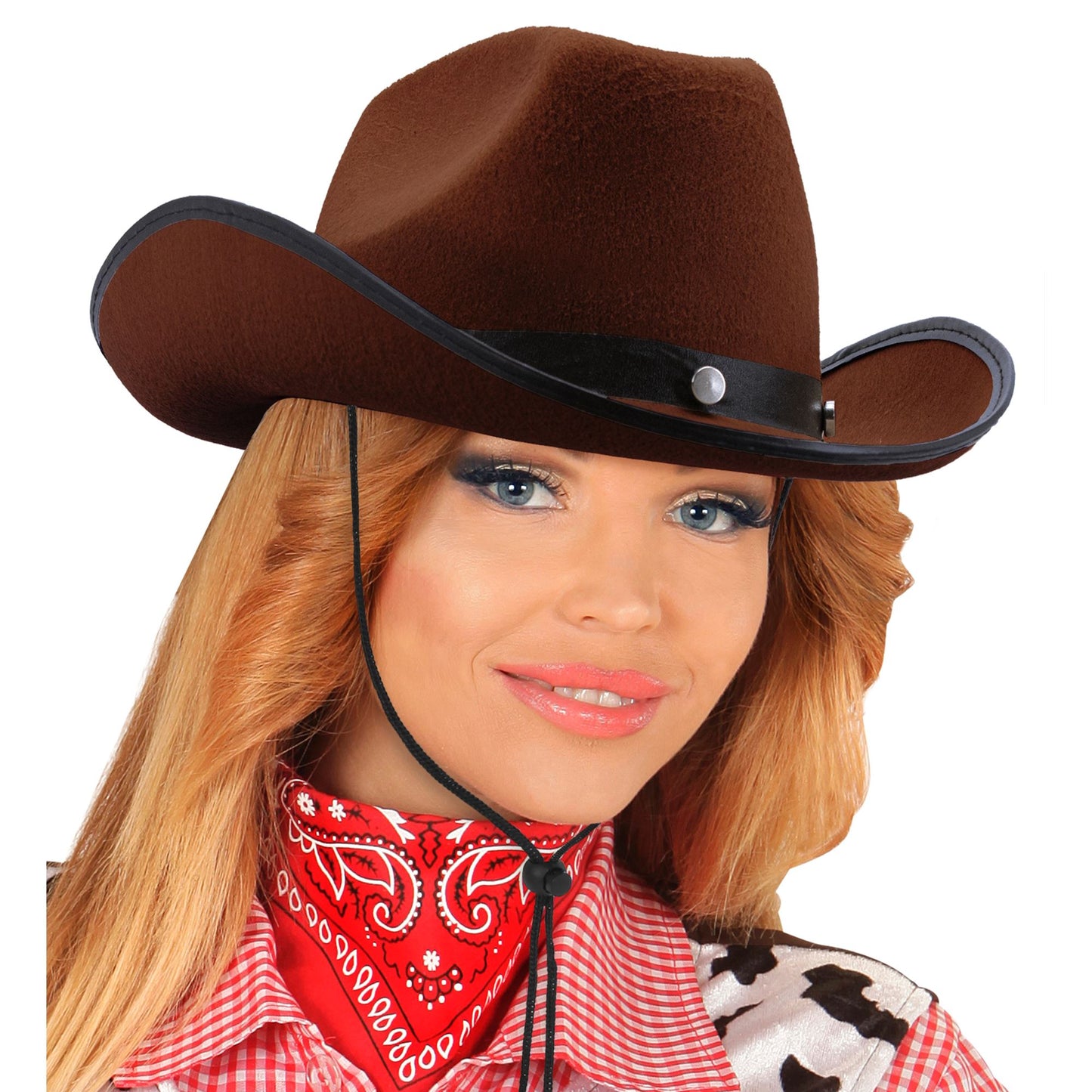 "BRAUNER COWBOYHUT MIT METALLNIETEN" – Ansicht 4