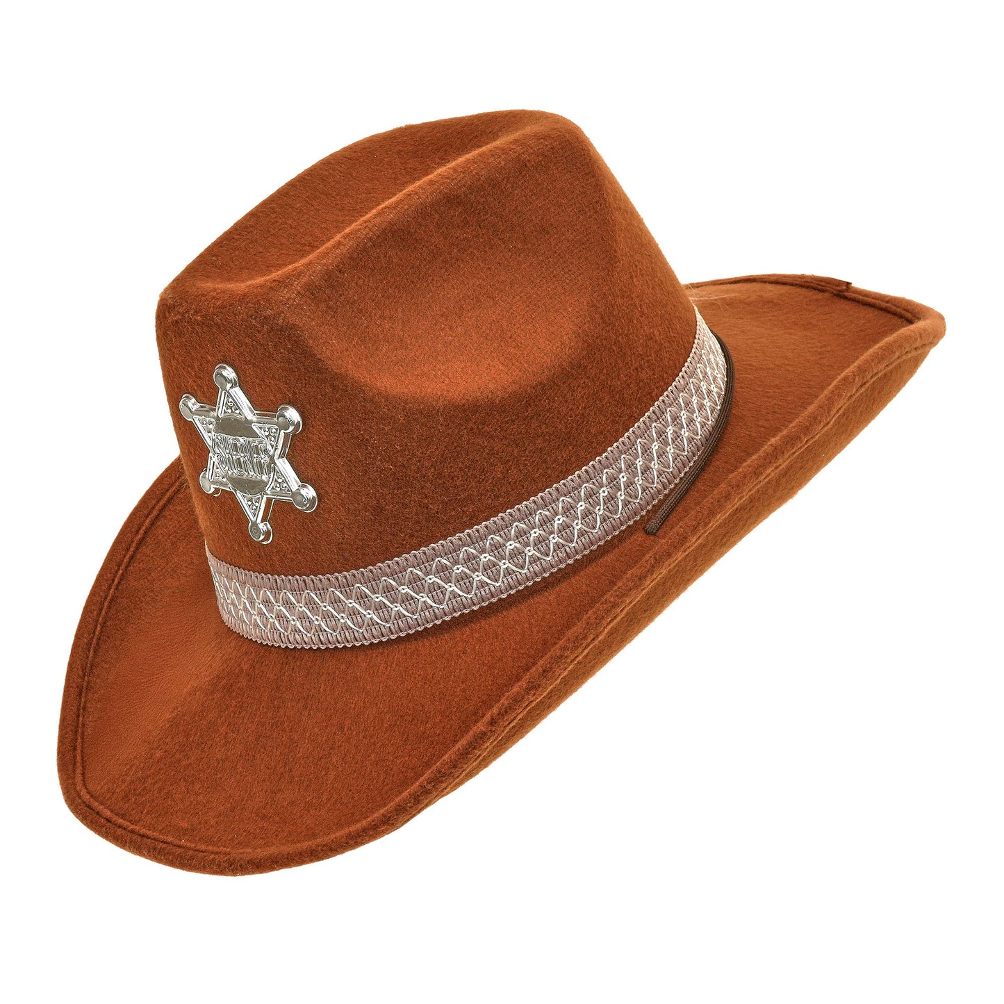 "BRAUNER SHERIFFHUT" – Vorderansicht