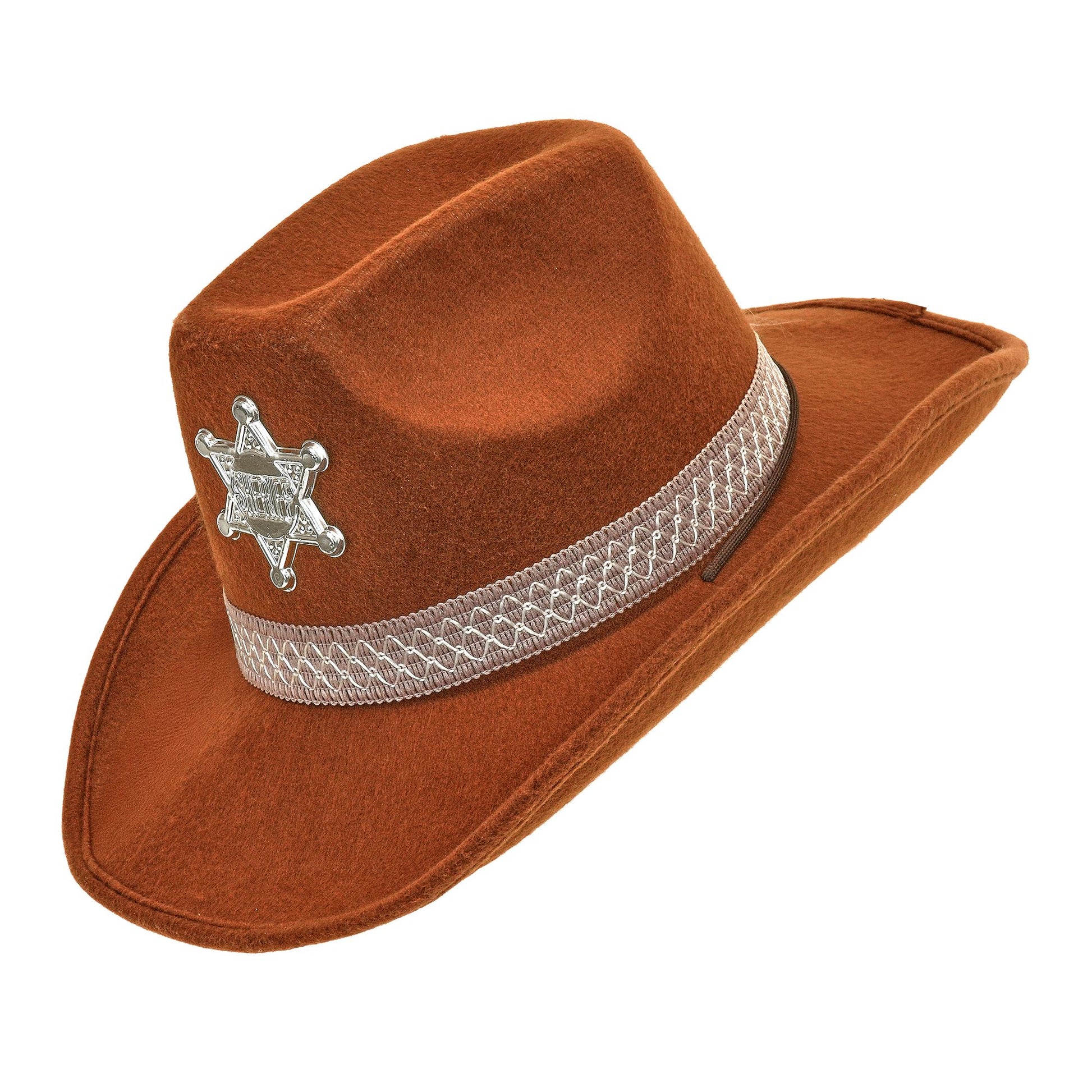 "BRAUNER SHERIFFHUT" – Vorderansicht