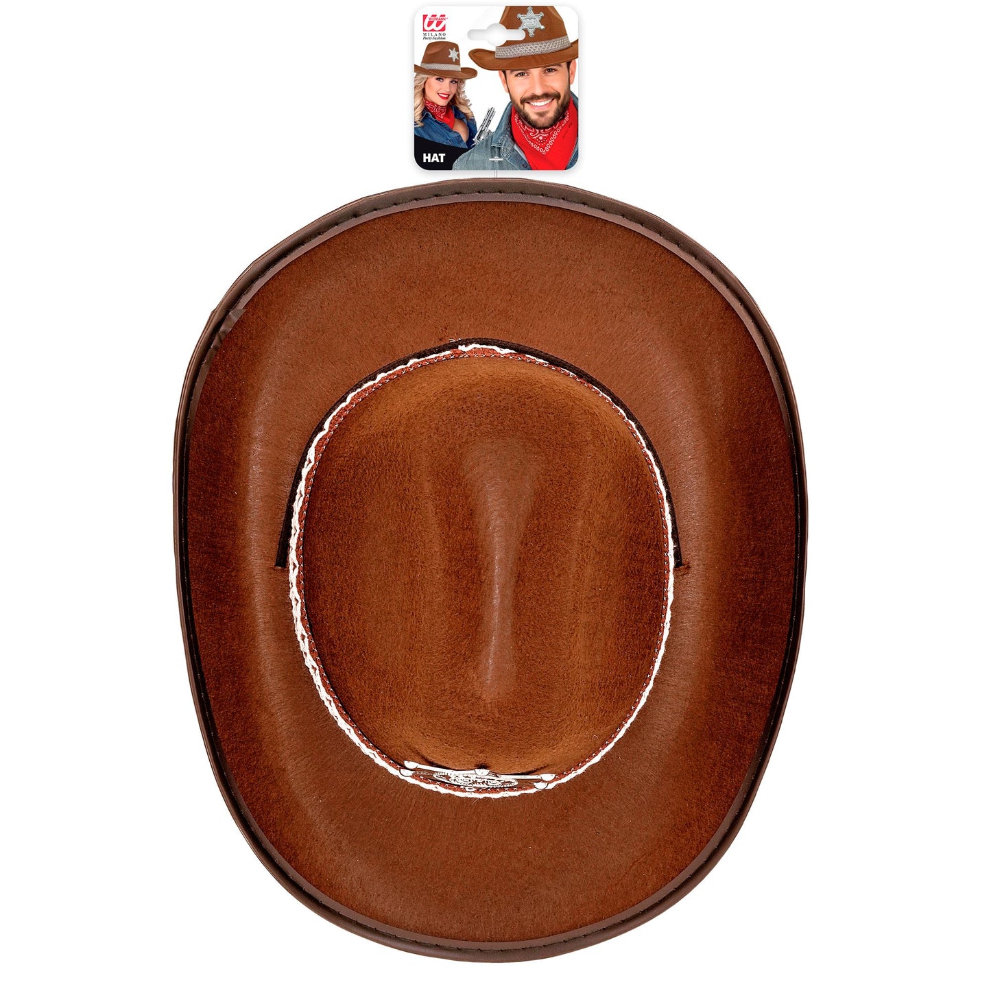 "BRAUNER SHERIFFHUT" – Detailansicht