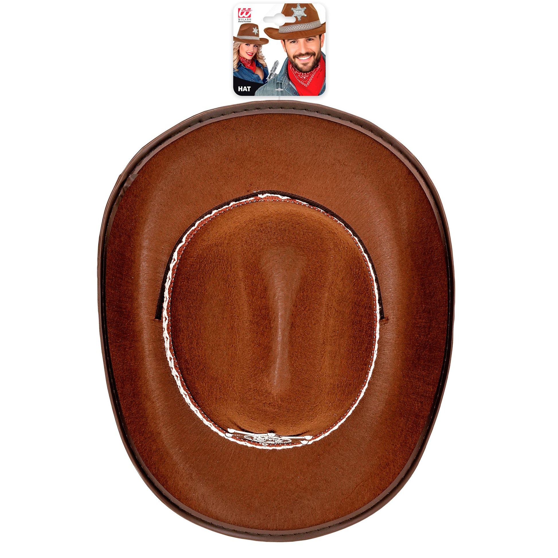 "BRAUNER SHERIFFHUT" – Detailansicht