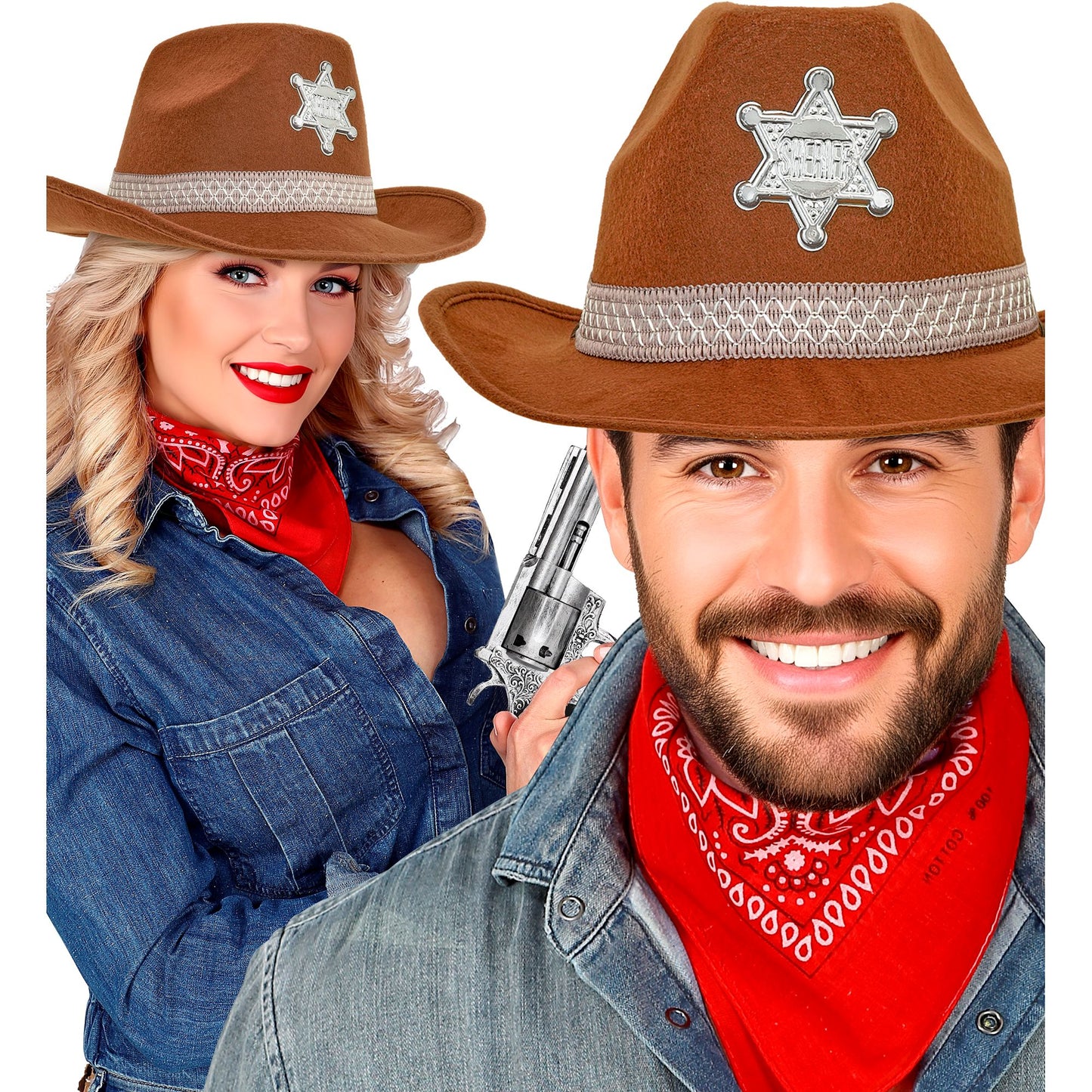 "BRAUNER SHERIFFHUT" – Ansicht 3