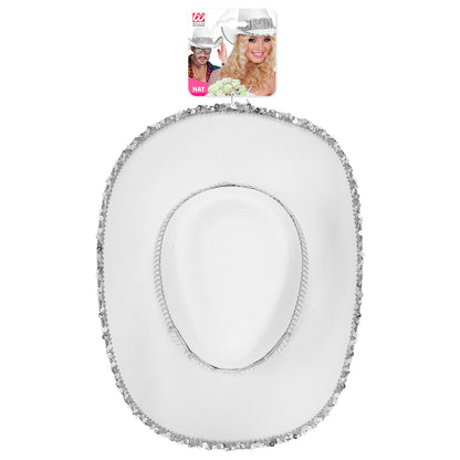"BRAUT COWGIRL HUT MIT PERLENDEKO" – Detailansicht