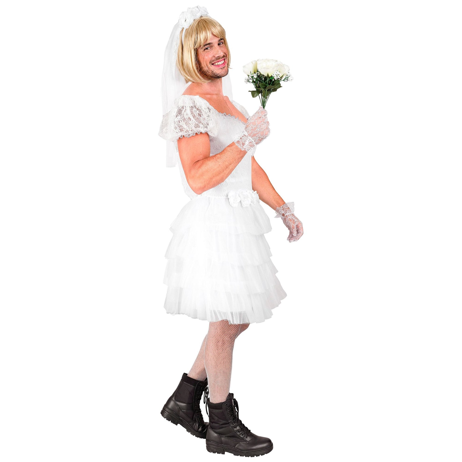 "BRAUT" (Kleid, Brautschleier) – Ansicht 3