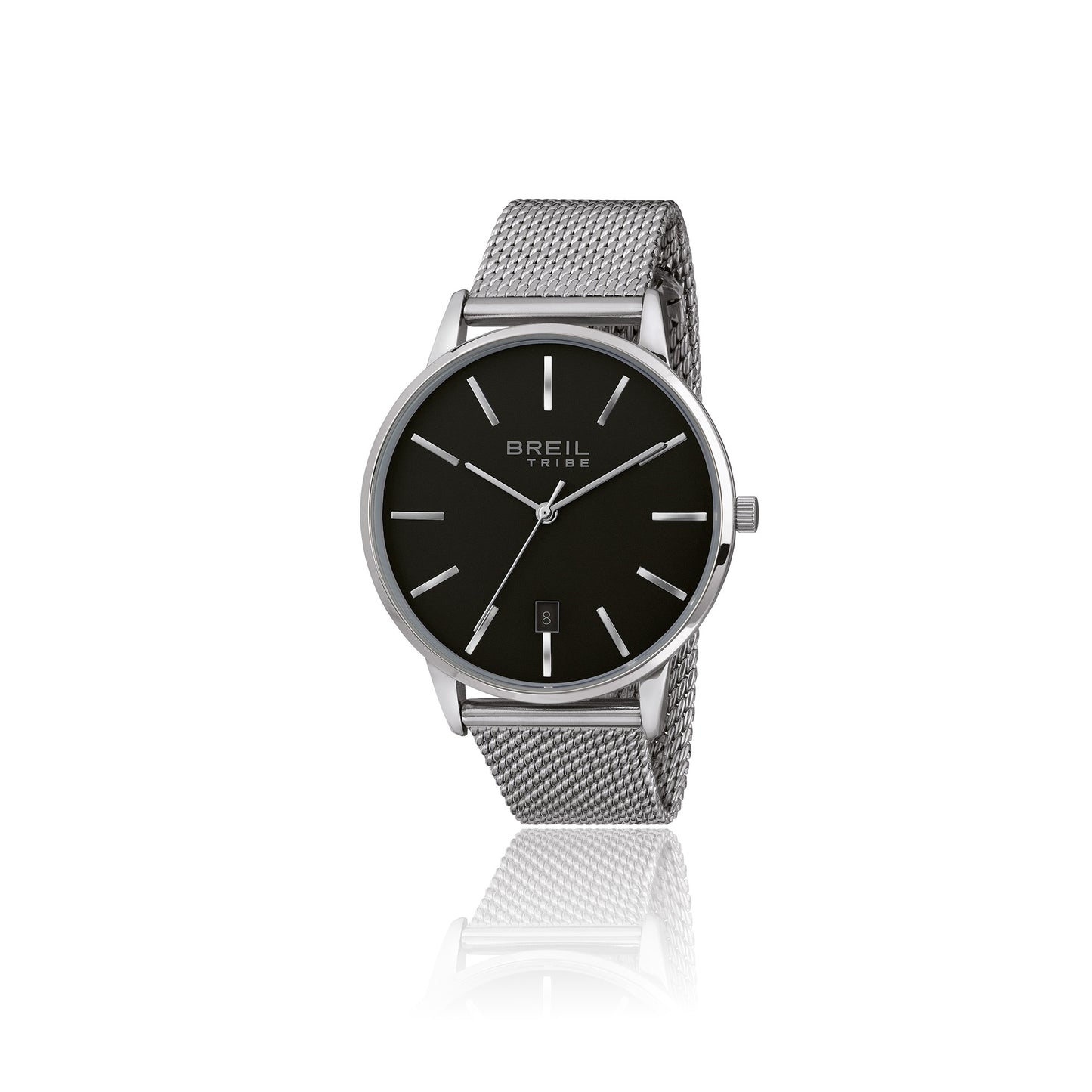 BREIL EW0458 Analoguhr Armbanduhr 41 mm Silber