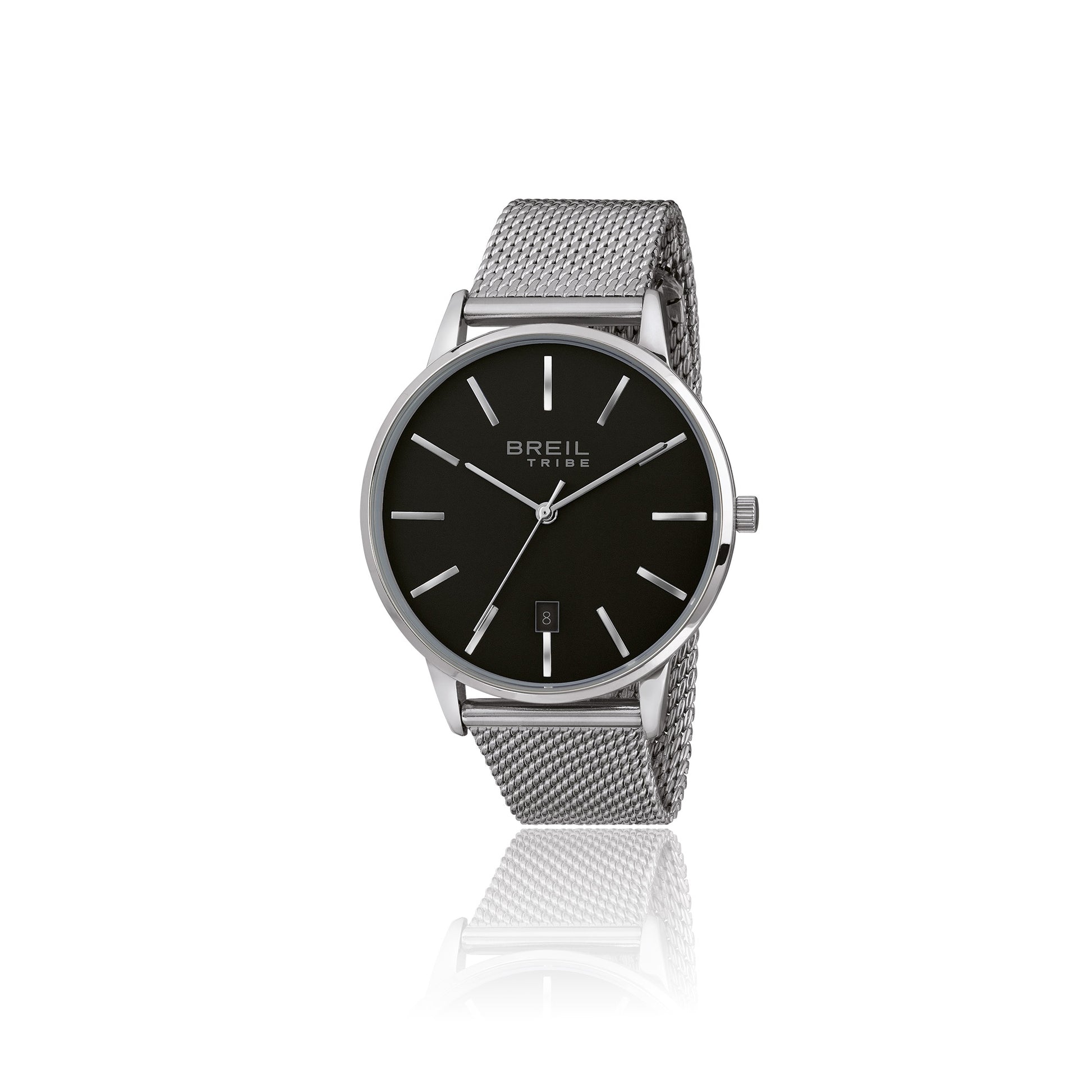 BREIL EW0458 Analoguhr Armbanduhr 41 mm Silber