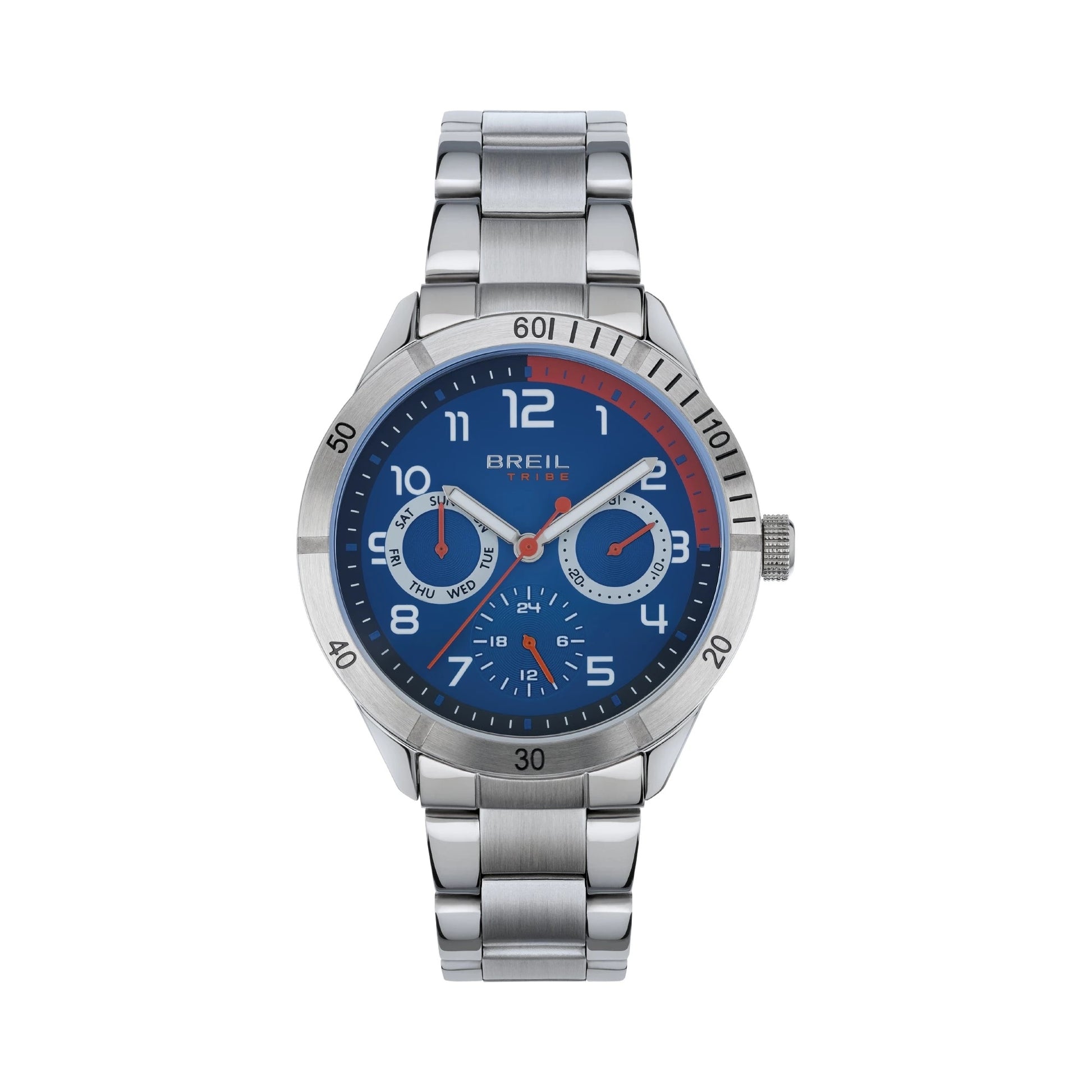BREIL EW0618 Date - Armbanduhr 37 mm Silber